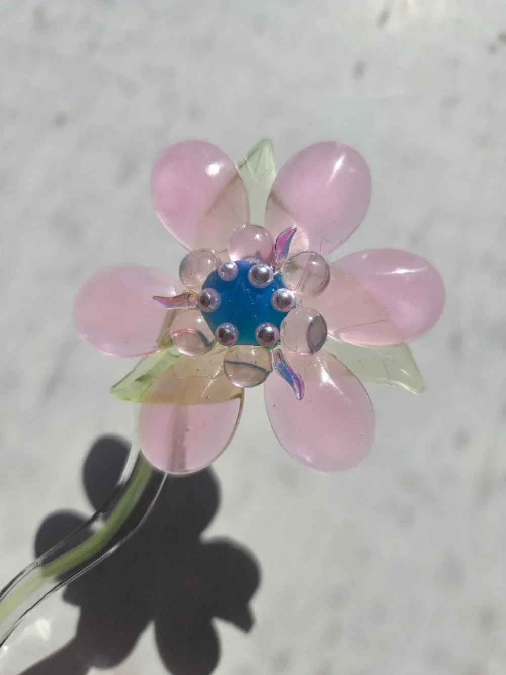 Handcrafted Flower Hair Stick With Petals